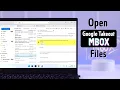 How To Open Google Takeout .Mbox Files on Windows 11!