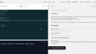 Repl Coding Challenge Basic Recursion