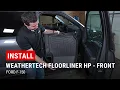 Installing WeatherTech FloorLiner HP in Our Ford F-150 Front Row