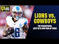 Lions-Cowboys Thursday Night Football Predictions Bets Prop Picks and Dueling Parlay Challenge