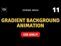 Gradient Background Animation using CSS ONLY Coding Ninja