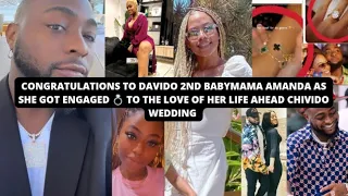 e choke davido 2nd babymama amanda got engaged with her new lover in uk ahead of chividos wedding 