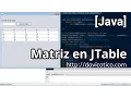 Mostrar Matriz en Java JTable