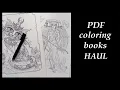 My new pdf adult coloring books from etsy