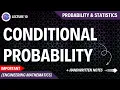 Lec-10 Conditional Probability Probability and Statistics Most Important Topic