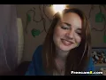 Beautiful blonde babe live on cam