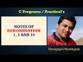 Printing denomination Venugopal Narsingoju