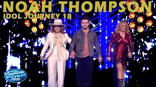 Noah Thompson Sings Chart Topper One Day Tonight on American Idol 2022 Finale Advances to Top 2