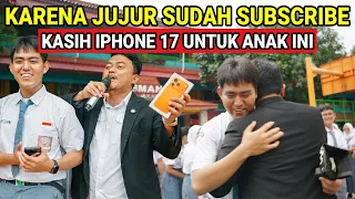 SISWA INI MENANGIS DAPAT IPHONE 17 😭