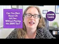 CA Involuntary Dissolution FTB Waiver how to avoid franchise fee tax to CA