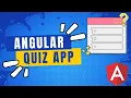 Build a Quiz App in Angular Real-Time MCQ Test Project for Beginners Angular Mini Project