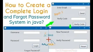 How to Create a Complete Login and Forgot Password System in java Part-1 With Source Code