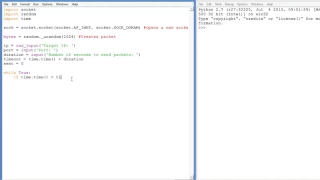 How to send packets with Python Socket Module