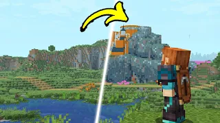 I love Building Big Rocks in my minecraft World