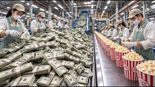 Inside the Factory Turning Shredded Money Into Food Boxes