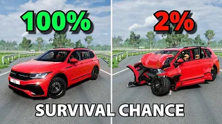 Realistic Survival Chance Crashes Beamng.drive #2