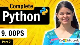 Lecture 9 OOPS Part 2 Object Oriented Programming Python Full Course