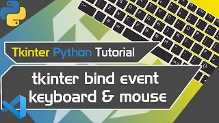 python tkinter tutorial membuat tkinter bind event keyboard mouse