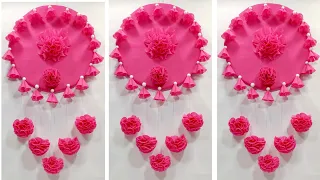 CARRY BAG CRAFT IDEA/EASY WALL HANGINGS CRAFT MAKING WITH SHOPPING BAG/CARRY BAGS IDEA/TORAN