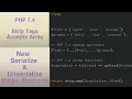 php 7 4 Lesson 8 PHP Strip Tags Accepts Array