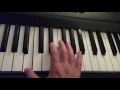 How to play a B Major 7 Chord on piano