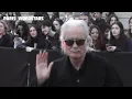 Jimmy Page LED ZEPPELIN arrival at Paris Fashion Week 7 march 2026 show Ann Demeulemeester