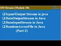 Stream in Java Part-2 Module-30