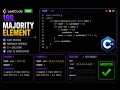 Majority Element LeetCode 169 Explained in C HashMap Solution Easy DSA Problem