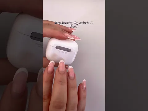 Deep Cleaning My AirPods π§ Part 3 #asmr #satisfying #shorts #short #ytshorts #deepcleaning