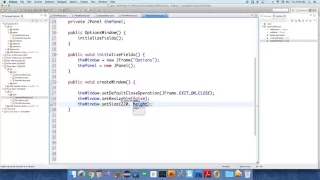 Java Pixel Paint 4 Options Window