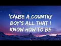 Blake Shelton - Come Back As A Country Boy (Lyrics)