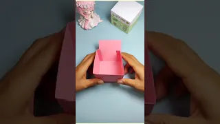 صنع علبة من الورق جميلة وكيوت 