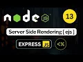 13 Template Engine ejs in Express JS SSR Server Side Rendering In Node JS