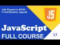 Learn Javascript - Full course for beginners