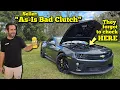 I Bought an Auction Camaro ZL1 with a Bad Clutch and Fixed it in 3 Minutes