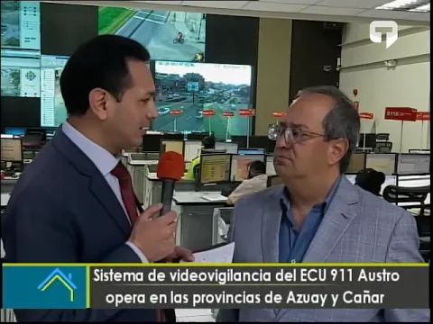 Sistema de videovigilancia del ECU 911 Austro opera en las provincias de Azuay y Cañar