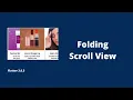 Flutter Tutorial - Folding Scroll view