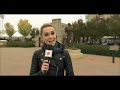 Molly McGrath in leather jacket