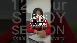 Harvard Finals Week STUDY WITH ME FOR 12 HOURS 