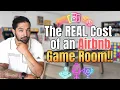 Our 4000 Airbnb Game Room Real Breakdown of Costs Setup