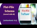 Fixed Position FlatFileSchema Record with ID flatFile Learning webmethods webmethods training