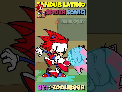 SPIDER SONIC X AMY ROSE SON NOVIOS 😍 #rosesonic #sonic #fandub