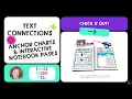 Making Text Connections Anchor Charts Interactive Notebook Pages