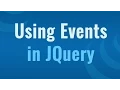 Create events in JQuery - Learn JQuery in Hindi