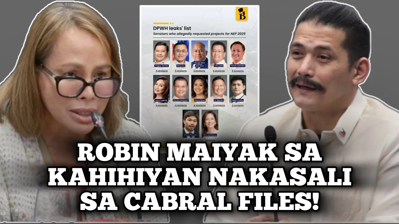 Outline Video Hala! Robin Padilla halos maiyak sa kahihiyan kasama ang pangalan sa Cabral files na may Insertion?