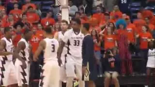 IlliniMBB Exhibition Highlights vs Illinois-Springfield