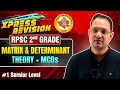 Download Lagu Matrix \u0026 Determinant | Theory + MCQs | RPSC 2nd Grade Maths XPRESS Revision 🔥