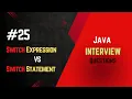 Switch Expression Vs Switch Statement Java Interview