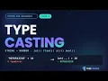 Python Type Conversion Type Casting Explain int float str bool Python for Beginners
