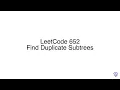 LeetCode 652 Find Duplicate Subtrees